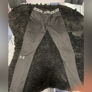 Under Armour ColdGear Black Leggings Large